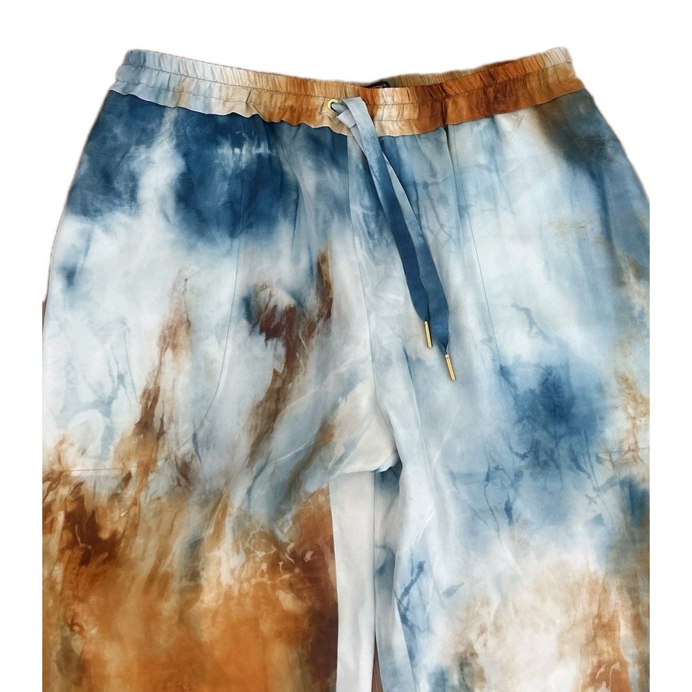 Authentic Louis Vuitton Tie Dye Silk Pants Men's Size 42 Pockets Made in Italy - Picture 4 of 16